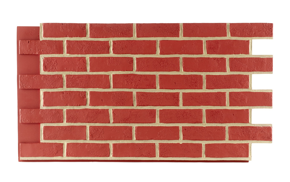 Rustic Brick Interlock - Red Gray Grout
